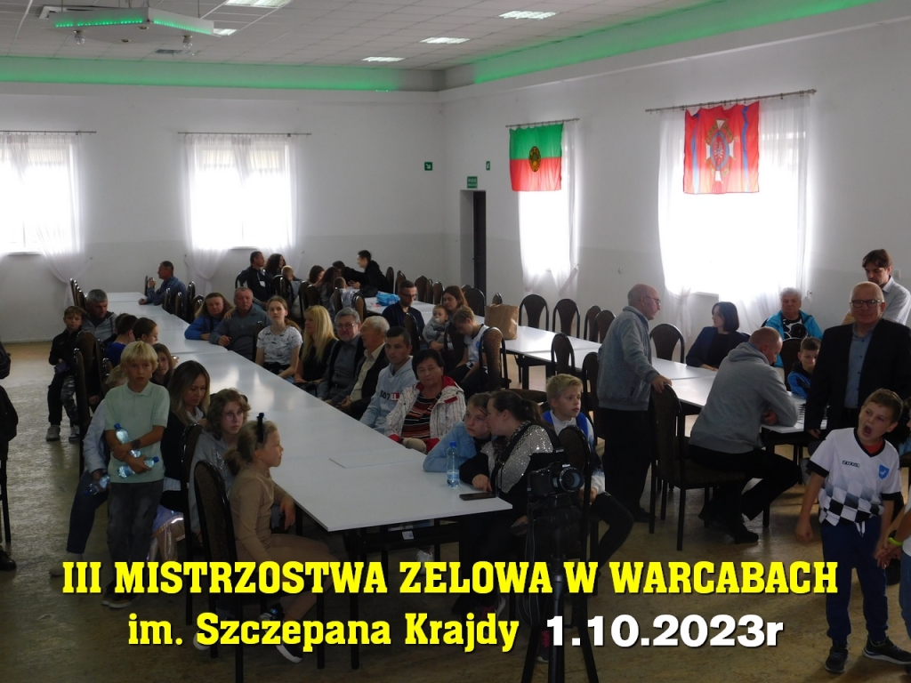 III Mistrzostwa Zelowa w Warcabach im. Szczepana Krajdy - 1.10.2023r