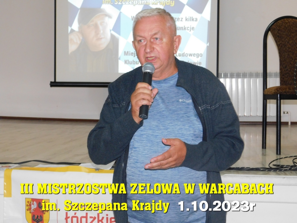 III Mistrzostwa Zelowa w Warcabach im. Szczepana Krajdy - 1.10.2023r