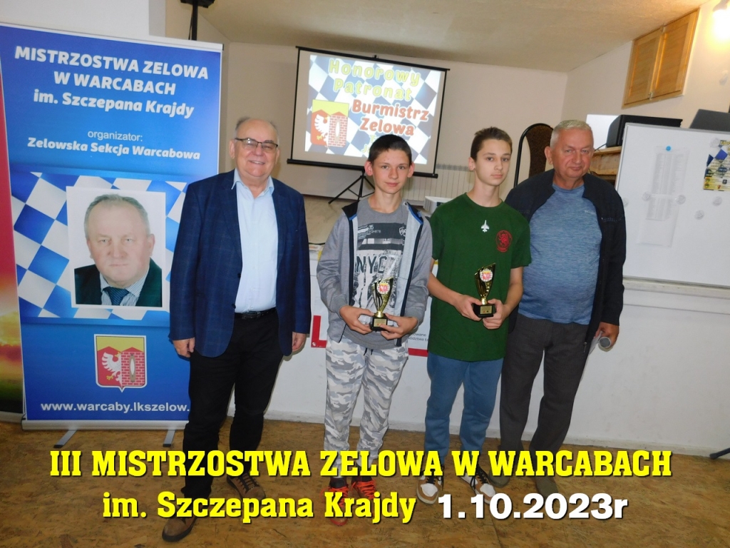 III Mistrzostwa Zelowa w Warcabach im. Szczepana Krajdy - 1.10.2023r