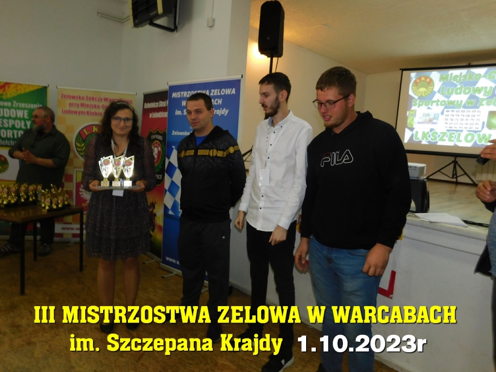 III Mistrzostwa Zelowa w Warcabach im. Szczepana Krajdy - 1.10.2023r
