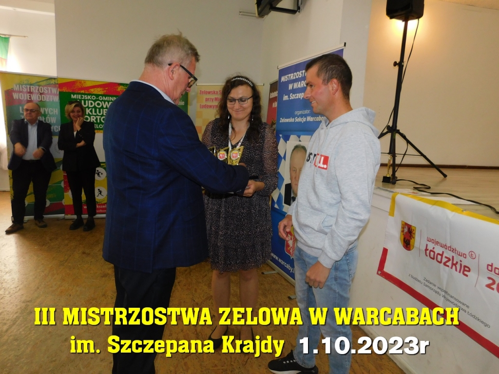 III Mistrzostwa Zelowa w Warcabach im. Szczepana Krajdy - 1.10.2023r