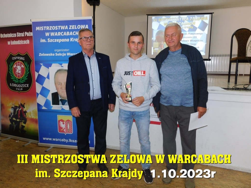 III Mistrzostwa Zelowa w Warcabach im. Szczepana Krajdy - 1.10.2023r