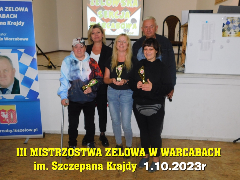 III Mistrzostwa Zelowa w Warcabach im. Szczepana Krajdy - 1.10.2023r