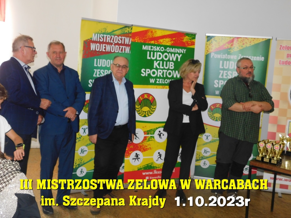 III Mistrzostwa Zelowa w Warcabach im. Szczepana Krajdy - 1.10.2023r