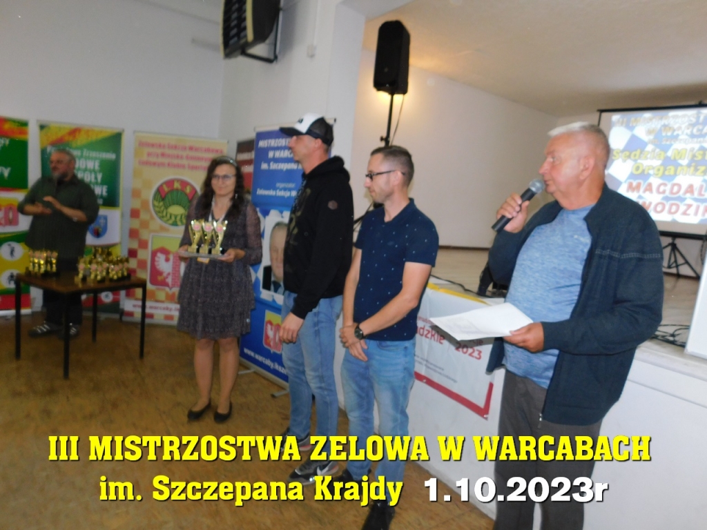 III Mistrzostwa Zelowa w Warcabach im. Szczepana Krajdy - 1.10.2023r