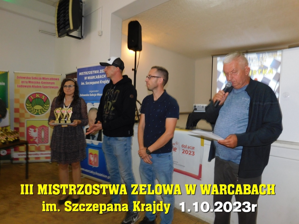 III Mistrzostwa Zelowa w Warcabach im. Szczepana Krajdy - 1.10.2023r