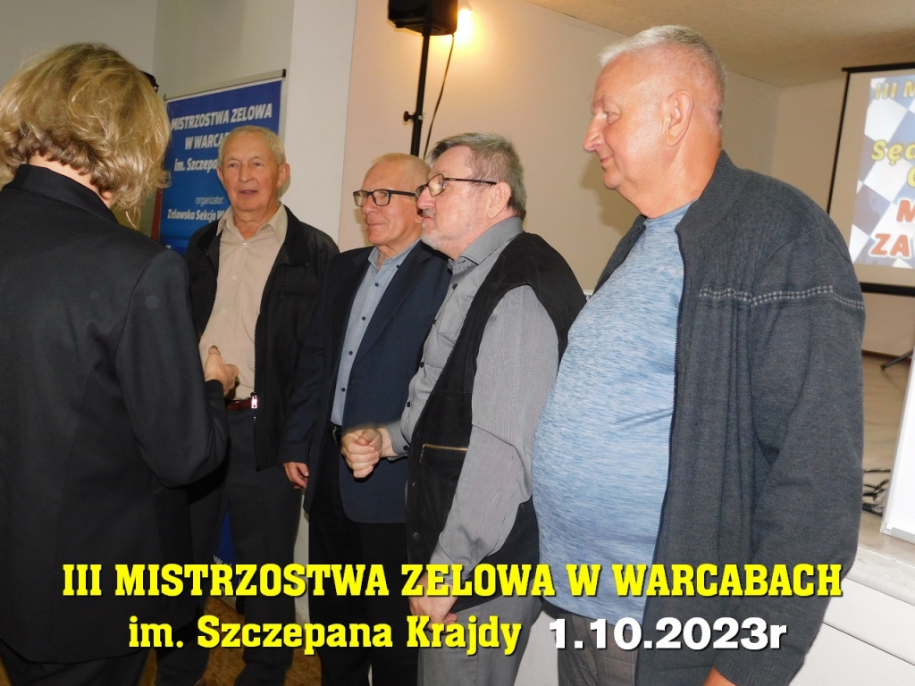 III Mistrzostwa Zelowa w Warcabach im. Szczepana Krajdy - 1.10.2023r
