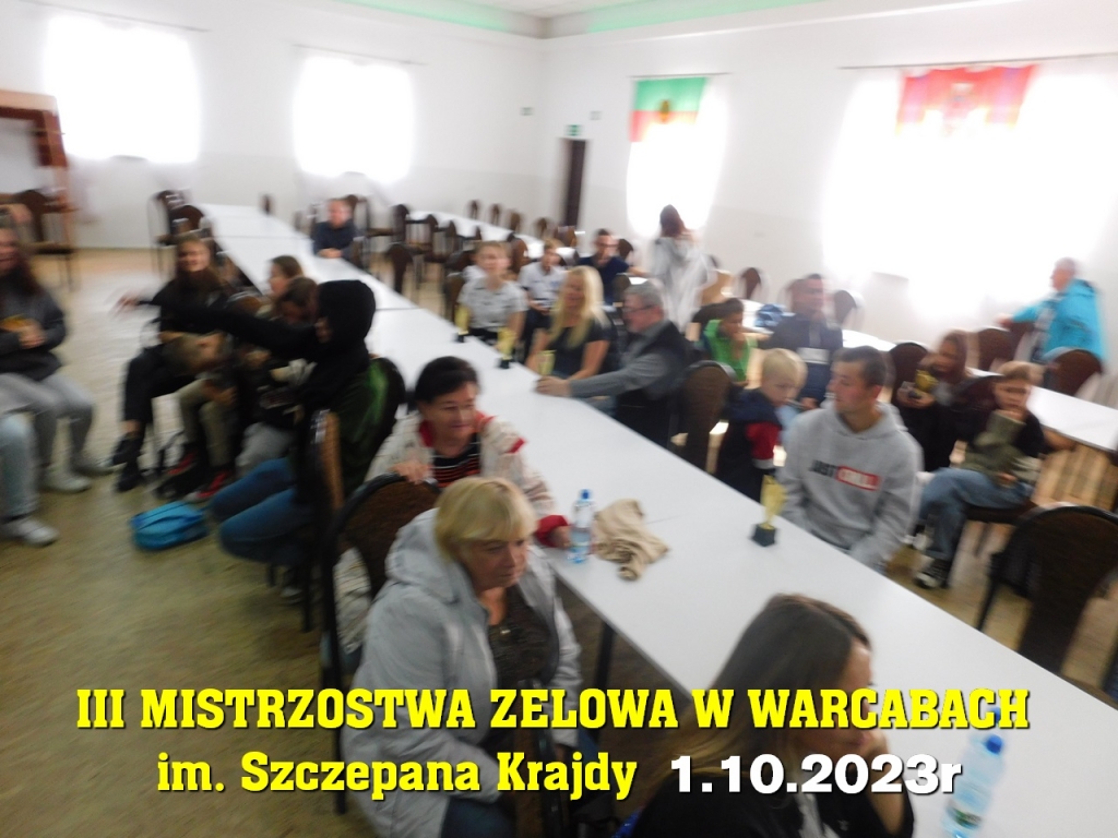 III Mistrzostwa Zelowa w Warcabach im. Szczepana Krajdy - 1.10.2023r