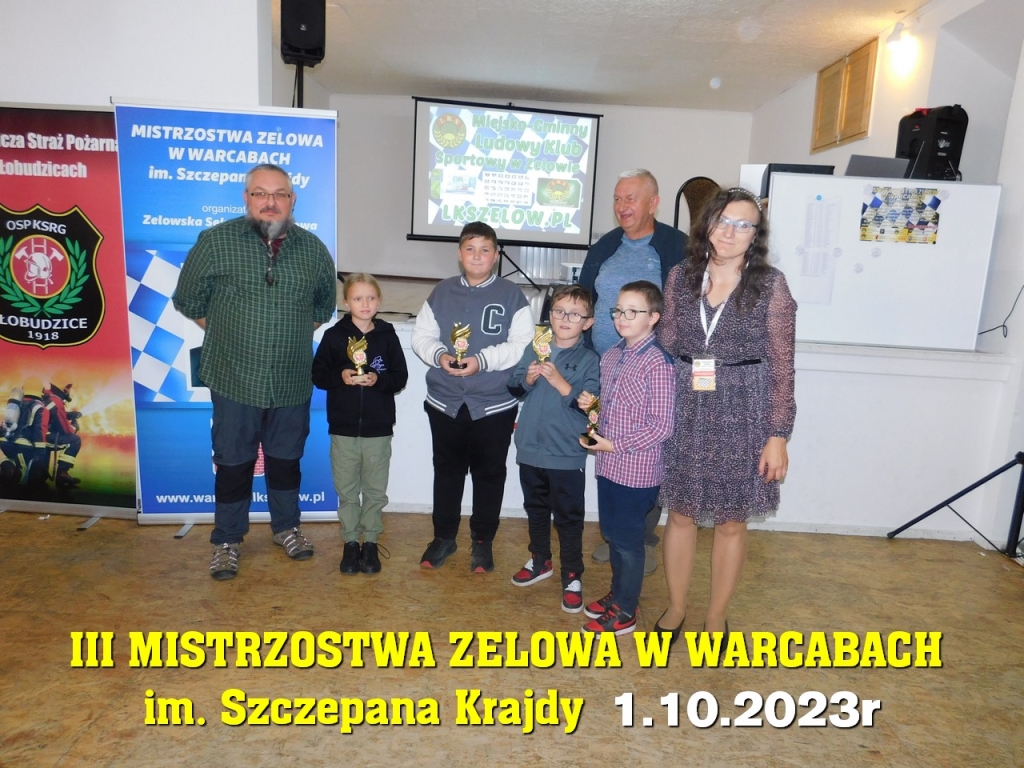 III Mistrzostwa Zelowa w Warcabach im. Szczepana Krajdy - 1.10.2023r