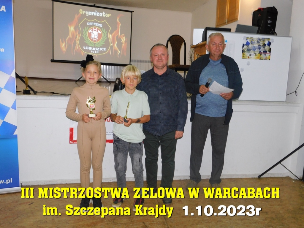 III Mistrzostwa Zelowa w Warcabach im. Szczepana Krajdy - 1.10.2023r