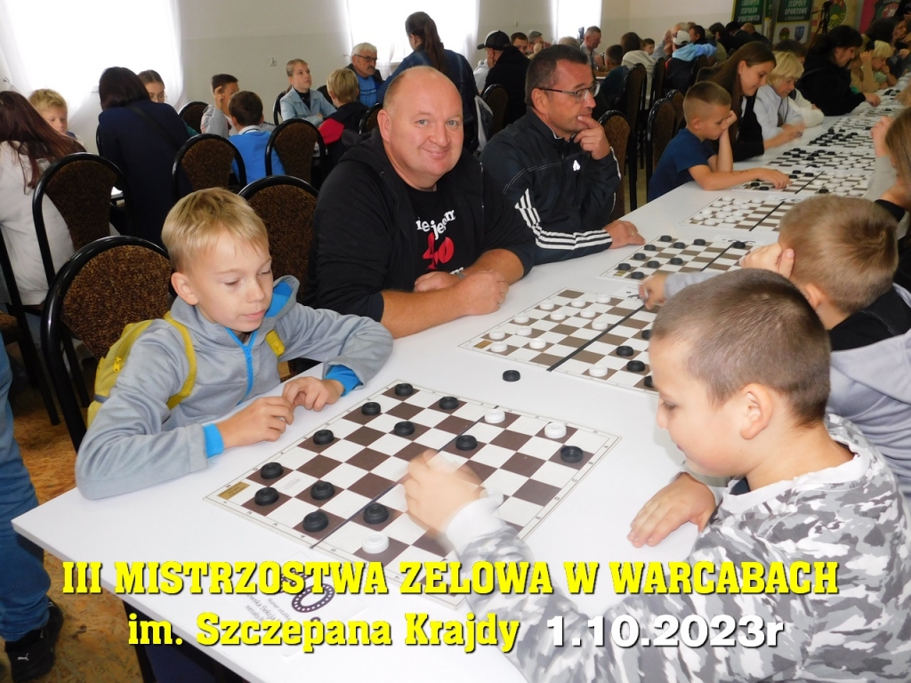 III Mistrzostwa Zelowa w Warcabach im. Szczepana Krajdy - 1.10.2023r
