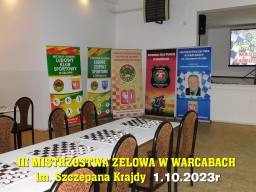III Mistrzostwa Zelowa w Warcabach im. Szczepana Krajdy - 1.10.2023r