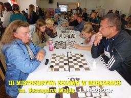 III Mistrzostwa Zelowa w Warcabach im. Szczepana Krajdy - 1.10.2023r