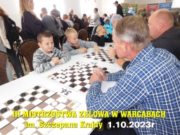 III Mistrzostwa Zelowa w Warcabach im. Szczepana Krajdy - 1.10.2023r