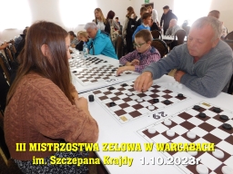 III Mistrzostwa Zelowa w Warcabach im. Szczepana Krajdy - 1.10.2023r