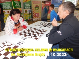 III Mistrzostwa Zelowa w Warcabach im. Szczepana Krajdy - 1.10.2023r