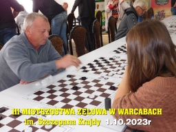 III Mistrzostwa Zelowa w Warcabach im. Szczepana Krajdy - 1.10.2023r
