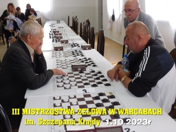 III Mistrzostwa Zelowa w Warcabach im. Szczepana Krajdy - 1.10.2023r