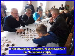 II Mistrzostwa Zelowa w Warcabach im. Szczepana Krajdy - OSP Łobudzice, 2022 rok