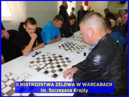 II Mistrzostwa Zelowa w Warcabach im. Szczepana Krajdy - OSP Łobudzice, 2022 rok