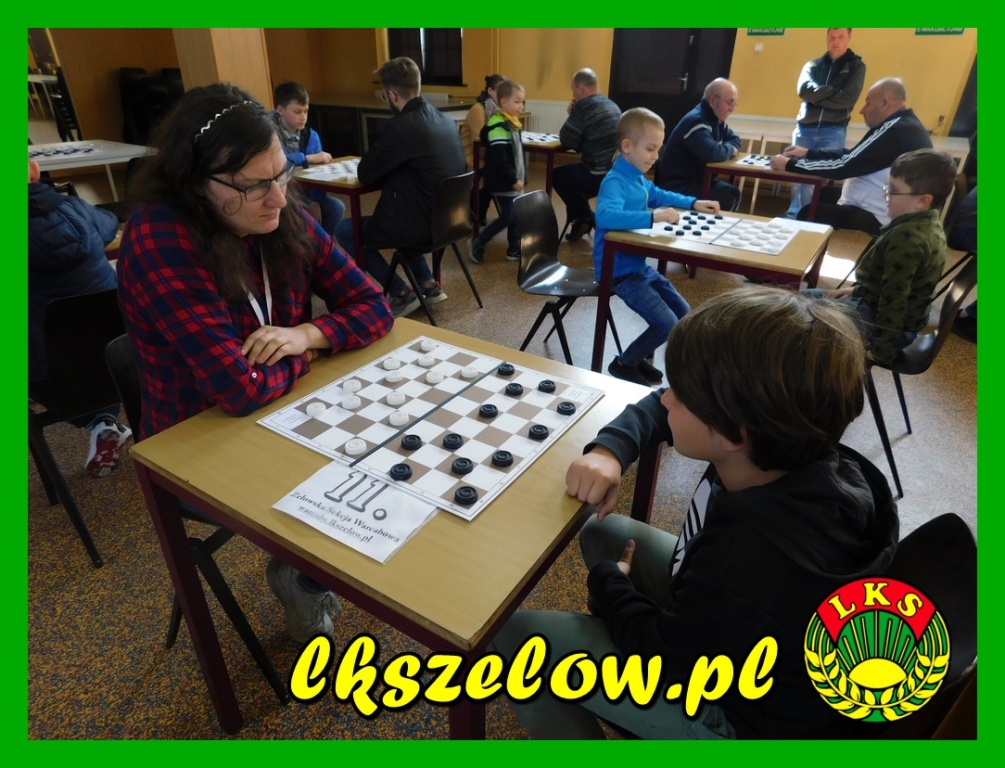 II Wiosenny Turniej w warcabach 64-polowych dla mieszkańców miasta i gminy Zelów