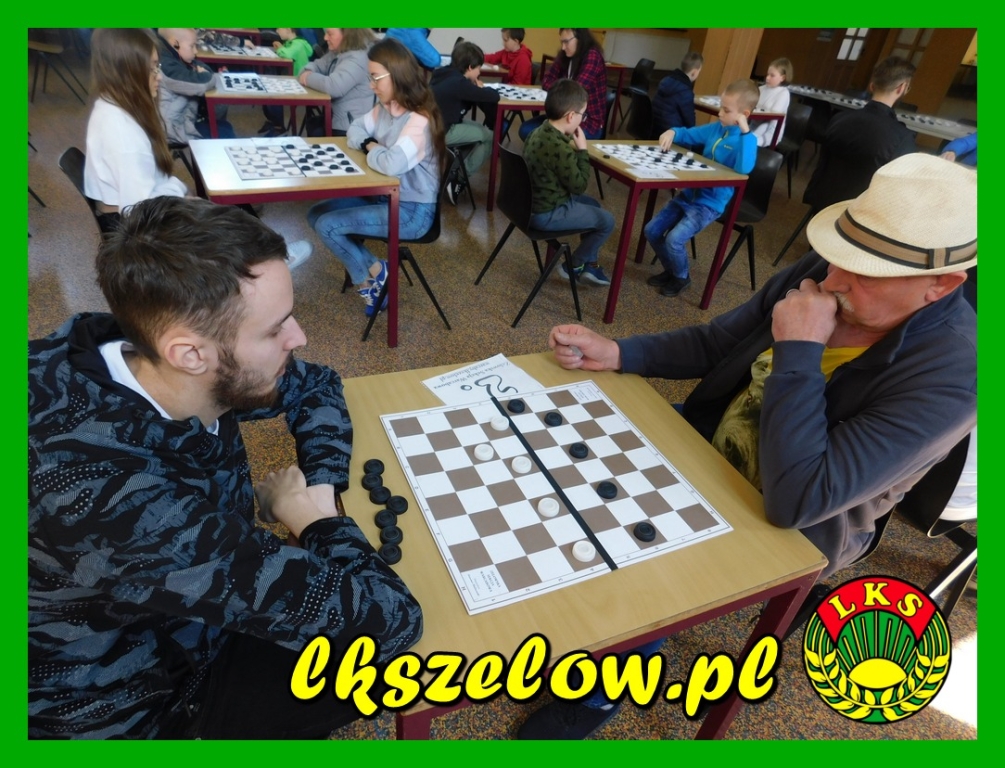 II Wiosenny Turniej w warcabach 64-polowych dla mieszkańców miasta i gminy Zelów