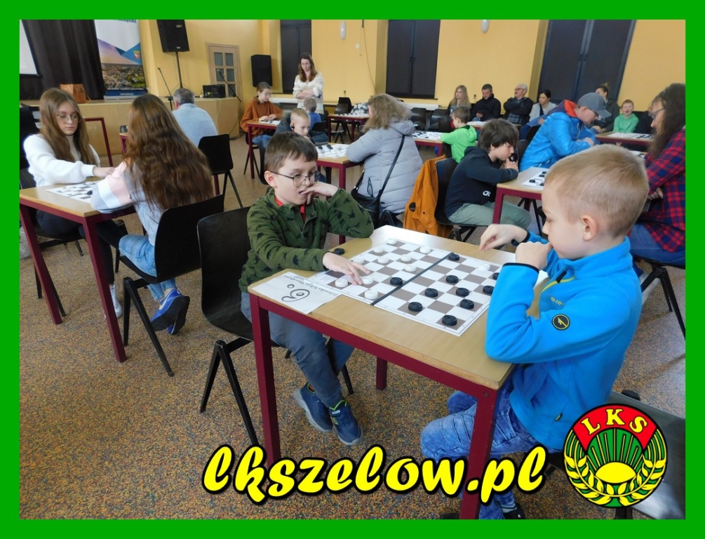 II Wiosenny Turniej w warcabach 64-polowych dla mieszkańców miasta i gminy Zelów