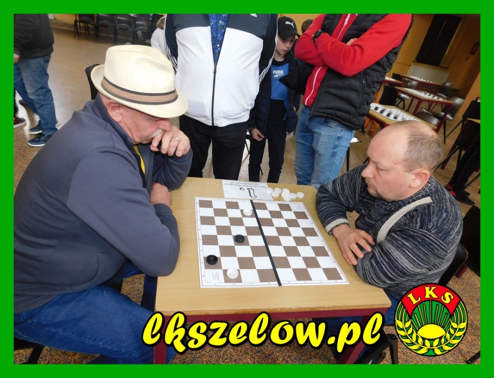 II Wiosenny Turniej w warcabach 64-polowych dla mieszkańców miasta i gminy Zelów