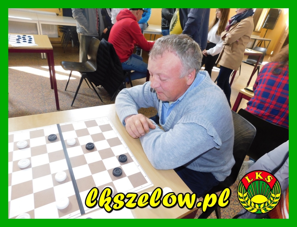 II Wiosenny Turniej w warcabach 64-polowych dla mieszkańców miasta i gminy Zelów