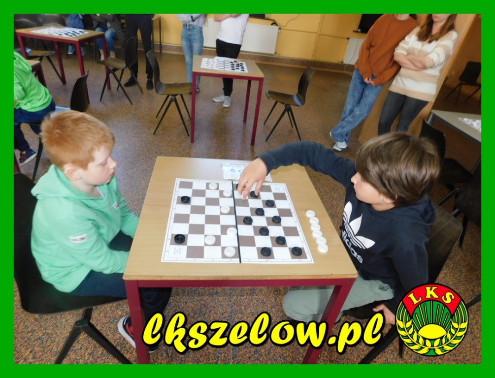 II Wiosenny Turniej w warcabach 64-polowych dla mieszkańców miasta i gminy Zelów