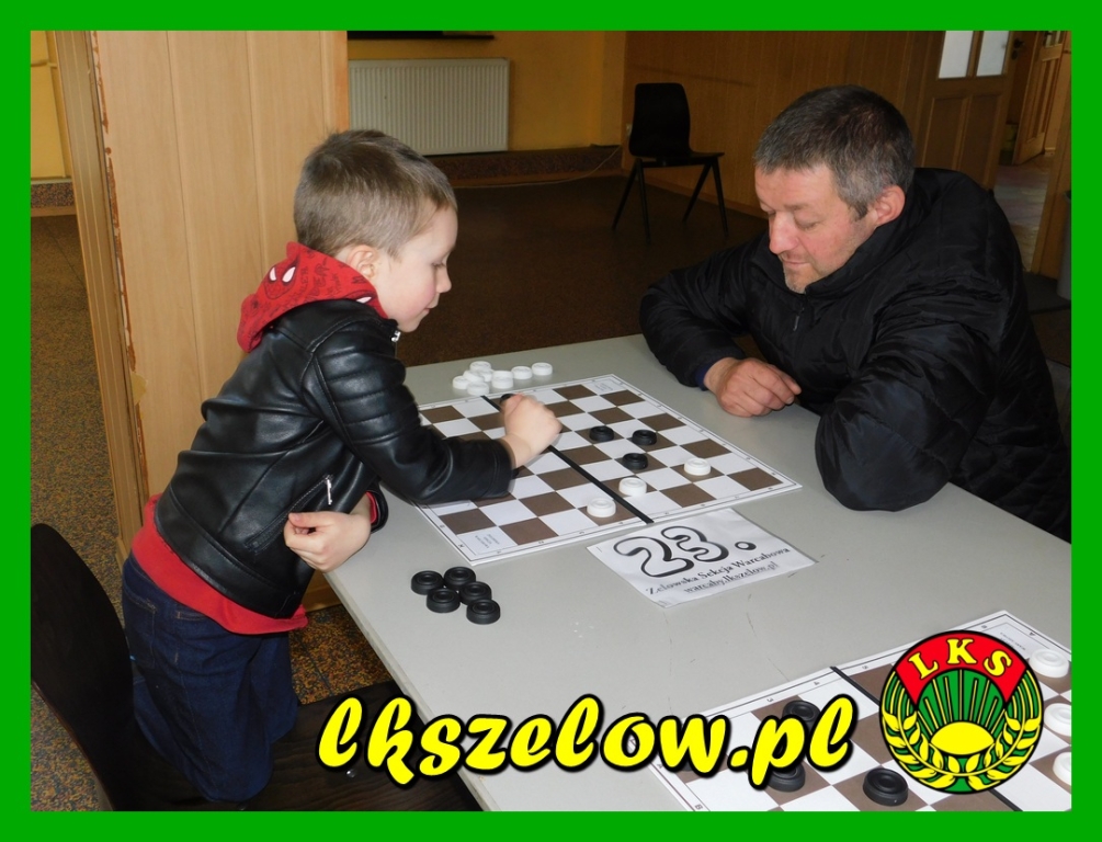 II Wiosenny Turniej w warcabach 64-polowych dla mieszkańców miasta i gminy Zelów