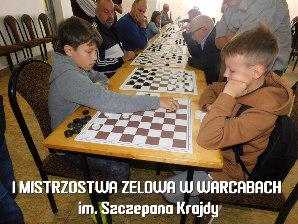 I Mistrzostwa Zelowa w Warcabach im. Szczepana Krajdy - OSP Łobudzice, 2021 rok