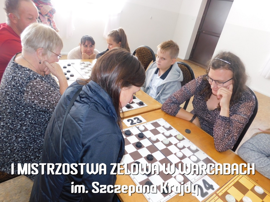 I Mistrzostwa Zelowa w Warcabach im. Szczepana Krajdy - OSP Łobudzice, 2021 rok