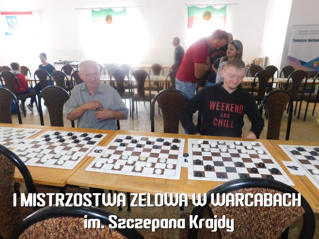 I Mistrzostwa Zelowa w Warcabach im. Szczepana Krajdy - OSP Łobudzice, 2021 rok