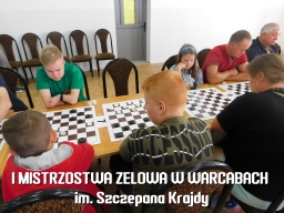 I Mistrzostwa Zelowa w Warcabach im. Szczepana Krajdy - OSP Łobudzice, 2021 rok