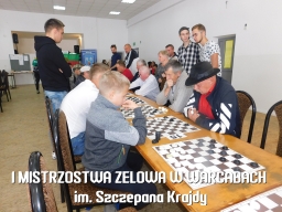 I Mistrzostwa Zelowa w Warcabach im. Szczepana Krajdy - OSP Łobudzice, 2021 rok