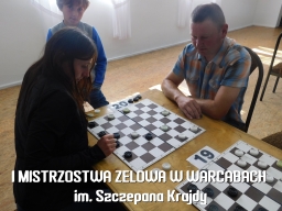 I Mistrzostwa Zelowa w Warcabach im. Szczepana Krajdy - OSP Łobudzice, 2021 rok
