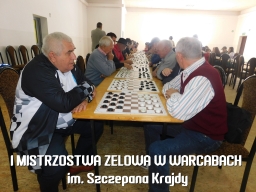 I Mistrzostwa Zelowa w Warcabach im. Szczepana Krajdy - OSP Łobudzice, 2021 rok