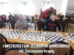 I Mistrzostwa Zelowa w Warcabach im. Szczepana Krajdy - OSP Łobudzice, 2021 rok