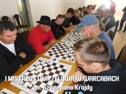 I Mistrzostwa Zelowa w Warcabach im. Szczepana Krajdy - OSP Łobudzice, 2021 rok
