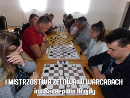 I Mistrzostwa Zelowa w Warcabach im. Szczepana Krajdy - OSP Łobudzice, 2021 rok