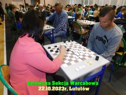 Indywidualne i Drużynowe Mistrzostwa Województwa Łódzkiego w warcabach 100-polowych - Lututów, 2023 rok