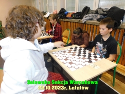 Indywidualne i Drużynowe Mistrzostwa Województwa Łódzkiego w warcabach 100-polowych - Lututów, 2023 rok