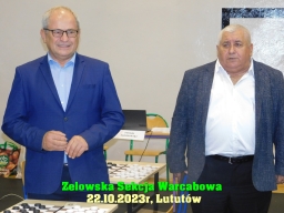 Indywidualne i Drużynowe Mistrzostwa Województwa Łódzkiego w warcabach 100-polowych - Lututów, 2023 rok