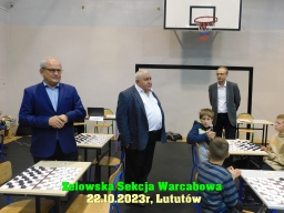 Indywidualne i Drużynowe Mistrzostwa Województwa Łódzkiego w warcabach 100-polowych - Lututów, 2023 rok