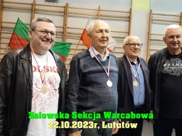 Indywidualne i Drużynowe Mistrzostwa Województwa Łódzkiego w warcabach 100-polowych - Lututów, 2023 rok