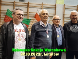Indywidualne i Drużynowe Mistrzostwa Województwa Łódzkiego w warcabach 100-polowych - Lututów, 2023 rok