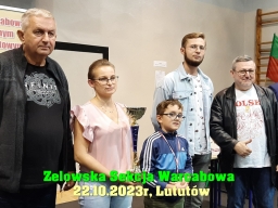 Indywidualne i Drużynowe Mistrzostwa Województwa Łódzkiego w warcabach 100-polowych - Lututów, 2023 rok