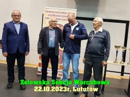 Indywidualne i Drużynowe Mistrzostwa Województwa Łódzkiego w warcabach 100-polowych - Lututów, 2023 rok