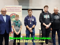 Indywidualne i Drużynowe Mistrzostwa Województwa Łódzkiego w warcabach 100-polowych - Lututów, 2023 rok
